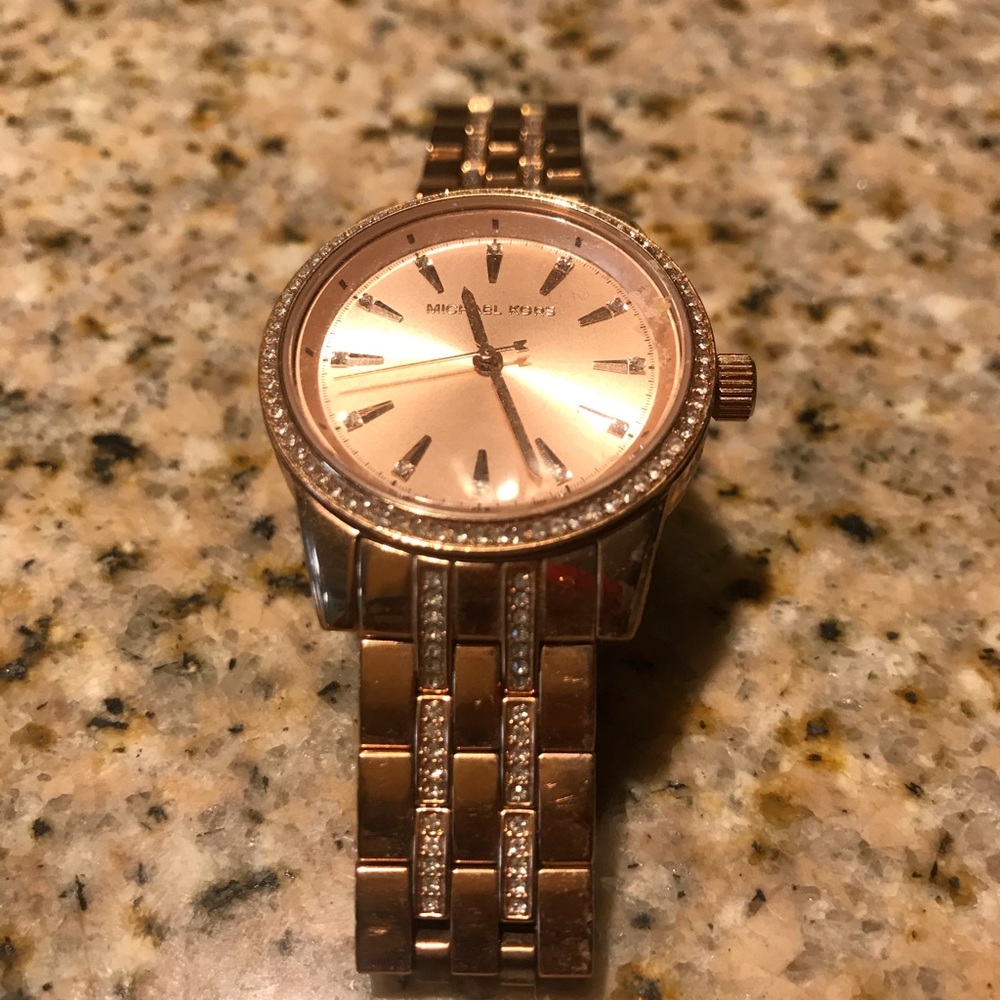 Michael Kors rose gold watch